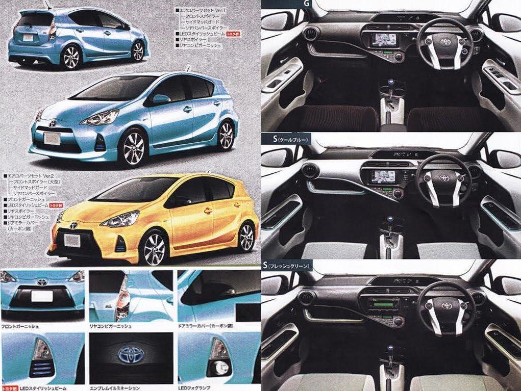 Toyota Prius C Color Chart